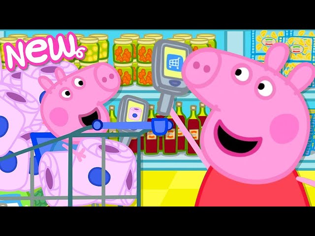 Peppa Pig Tales 🛒 Supermarket Shopping Cart Sprint 📱 BRAND NEW Peppa Pig Episodes
