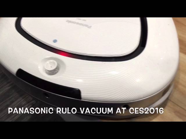 Panasonic Rulo robot vacuum at CES2016