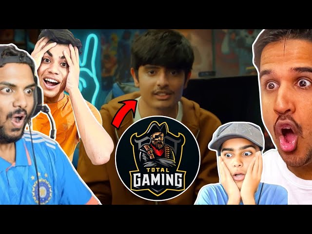 All YouTubers REACTION On AJJUBHAI FACE REVEAL 😍😍😍 Total Gaming Face Reveal