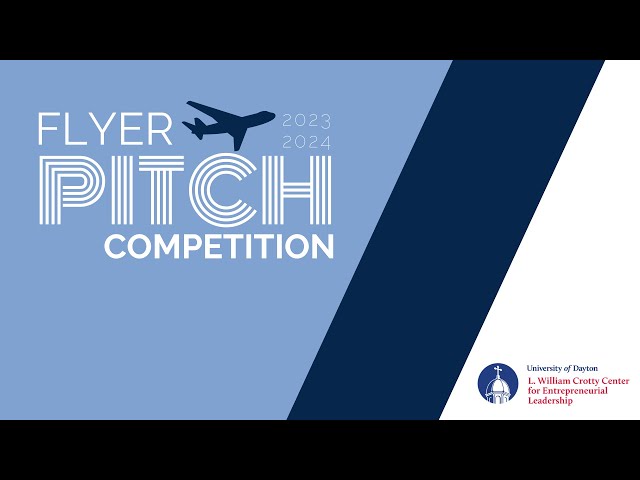 2023-2024 UD Flyer Pitch Competition - ESP/Tech Venture Track Final Round