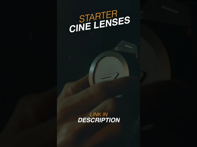 The PERFECT Starter Cine Lenses #shorts