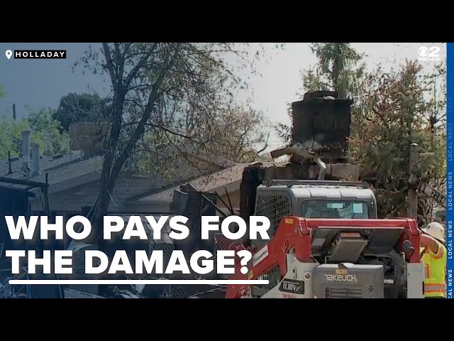 Neighbors ask who pays for damages to their homes after dynamite detonation