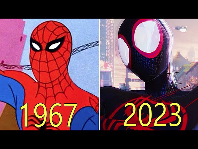 Evolution of Spider-Man in Cartoons w/ Facts 1967-2023
