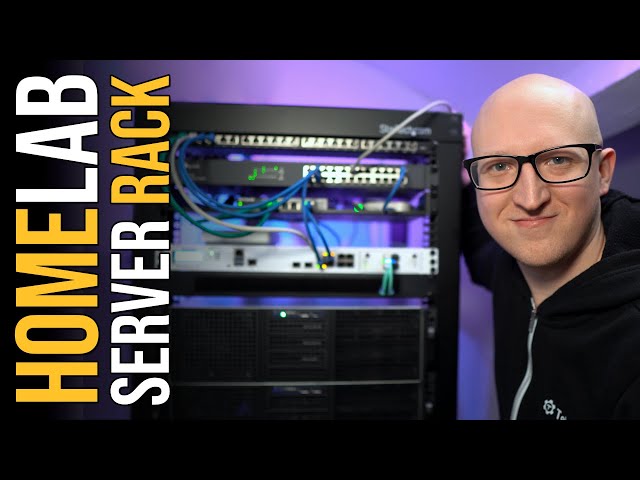 I built a big Server Rack for my Home Lab!