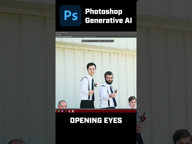 Photoshop AI Opens Closed Eyes!