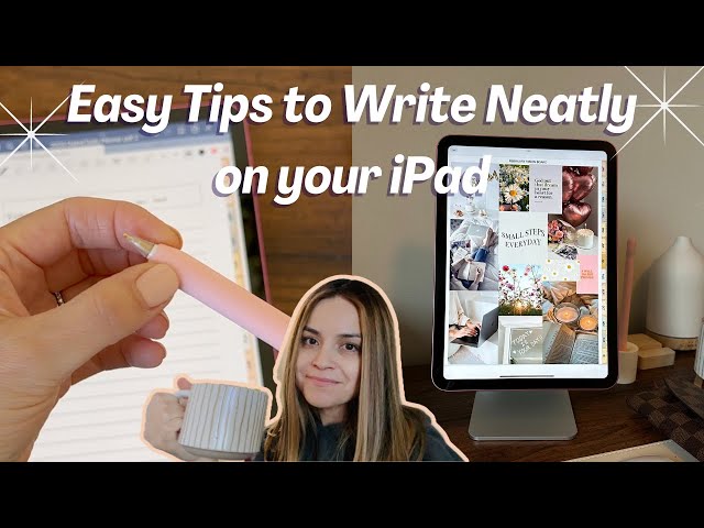 How to write neatly on your iPad ✍️ | Easy Tips for digital planning beginners