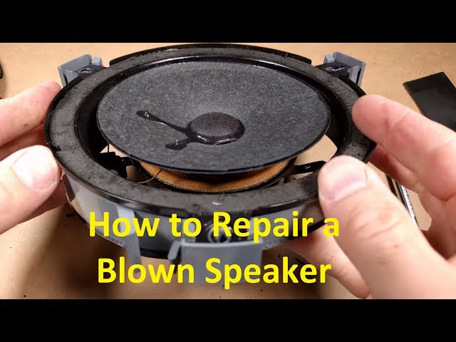How to Repair a Blown Speaker