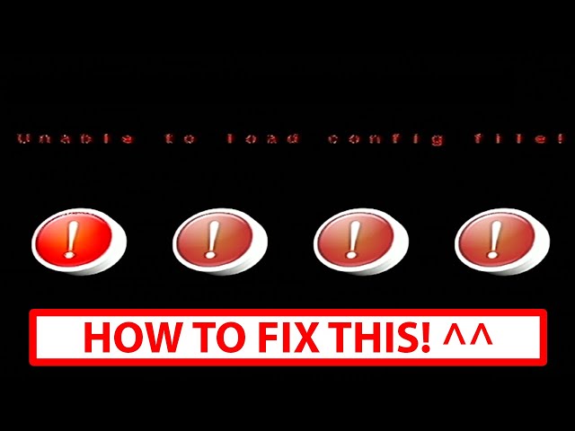 FIX PS2 Unable to load config file! #Shorts #Modbo5