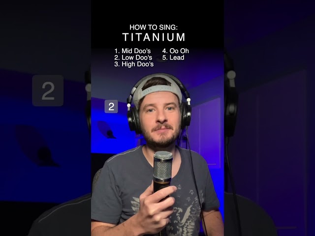 How to sing "Titanium" by David Guetta ft Sia