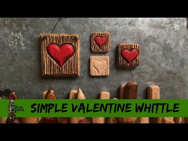 Super Simple Valentine's Woodcarving