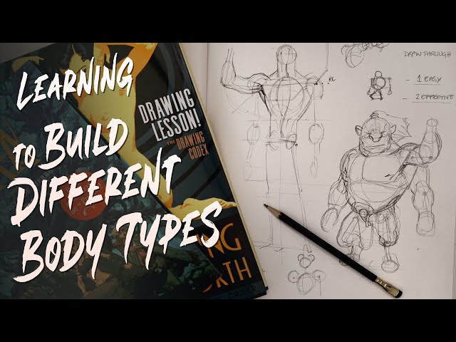 Learning to Draw Different Body Types | Style - Anatomy - Loomis - Comics - Manga