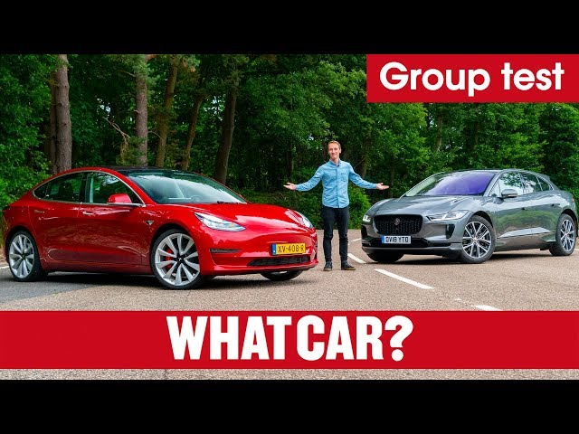 Tesla Model 3 vs Jaguar I-Pace SUV review – which is best? Electric car showdown | What Car?