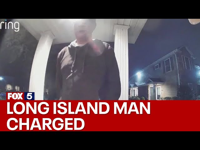 Long Island man charged after wielding knife at neighbor's door