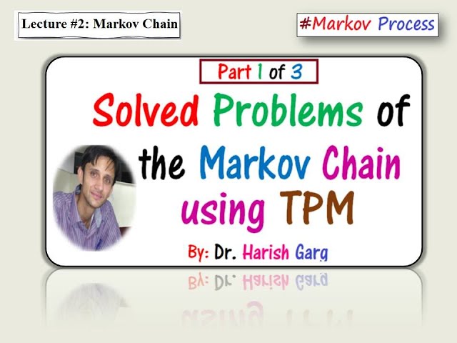 Lecture #2: Solved Problems of the Markov Chain using TRANSITION PROBABILITY MATRIX Part 1 of 3