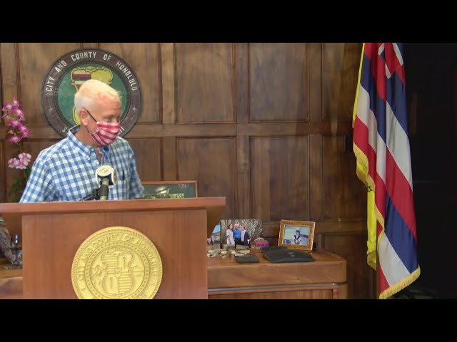 Mayor Kirk Caldwell discusses Honolulu's COVID-19 Recovery Framework