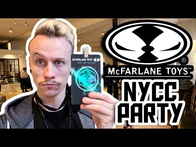 I was invited to the McFarlane Toys NYCC Party!!