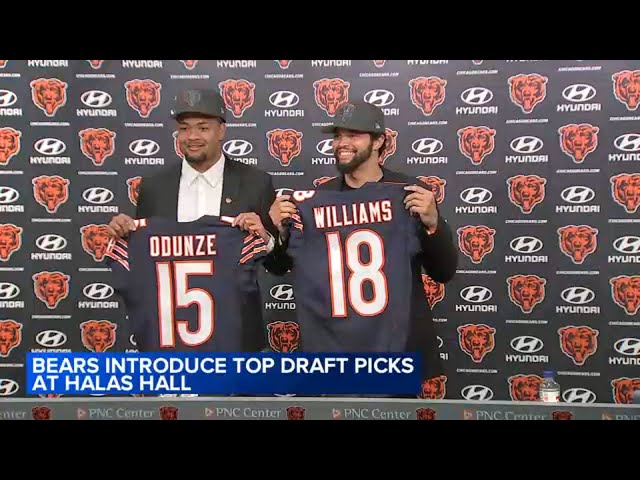 NFL Draft continues  for 2nd, 3rd rounds after Chicago Bears select Williams, Odunze in 1st round