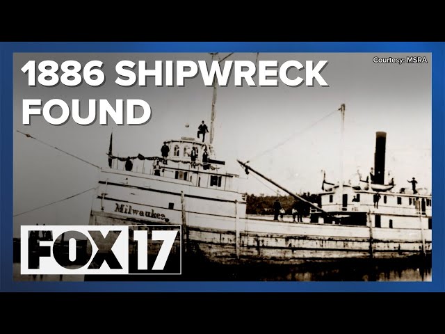 1886 shipwreck of steam barge 'Milwaukee' discovered on Lake Michigan bottom