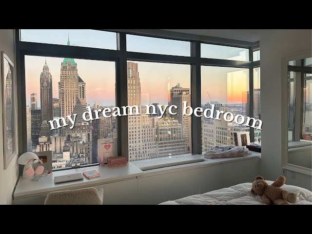 my dream nyc bedroom 💌 aesthetic + decorating, organizing skincare