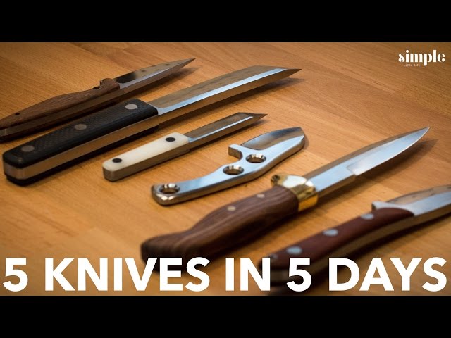 5 Days, 5 Knives. What did I learn?