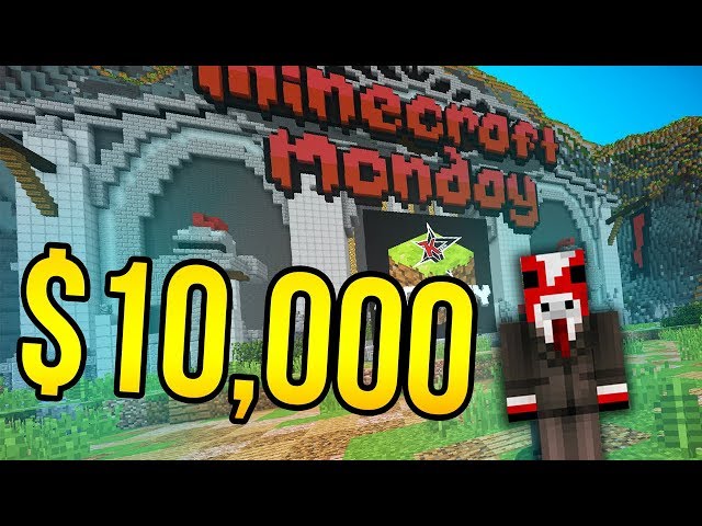 #MinecraftMonday $10,000 Minecraft Youtuber Hunger Games
