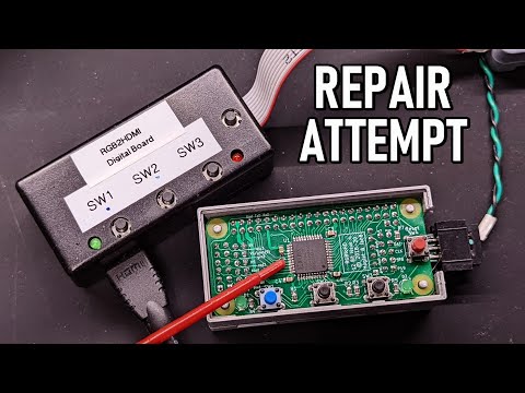 The perfect way to NOT do SMD rework (RGB2HDMI overview and repair)