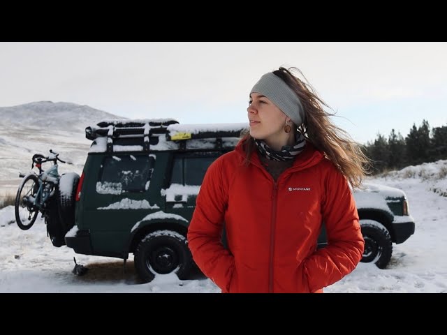 Winter Camping ALONE In My LAND ROVER - SCOTLAND ( Snow & Ice )