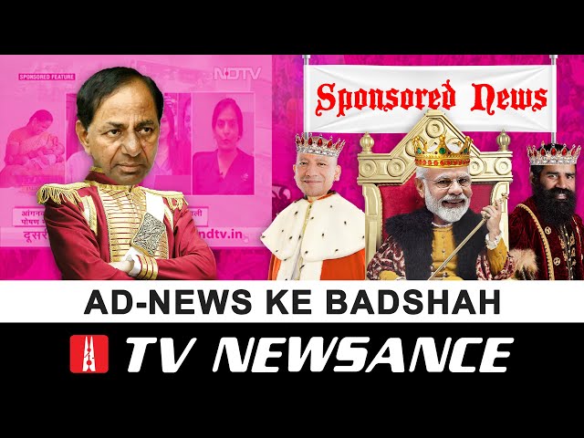 KCR sponsors NDTV 'feature', Modi and Yogi enjoy free publicity on ABP | TV Newsance 173