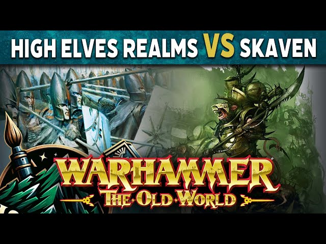 Skaven vs High Elves Warhammer The Old World Battle Report
