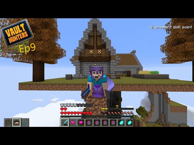 FINISHING The Minecraft DUNGEONS House In Minecraft! (Vault Hunters Modded Minecraft ep9)