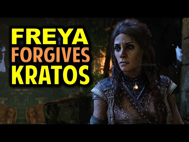 Freya Forgives Kratos | God of War Ragnarok