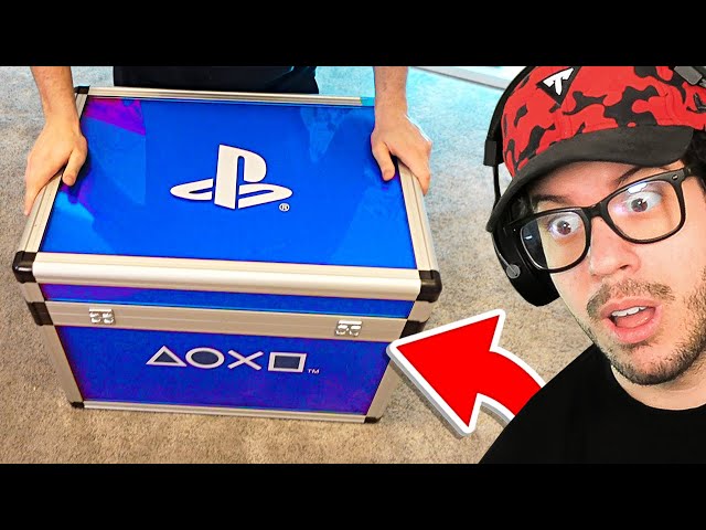 PlayStation Sent Me THIS *HUGE* Box! (Fortnite Challenge)