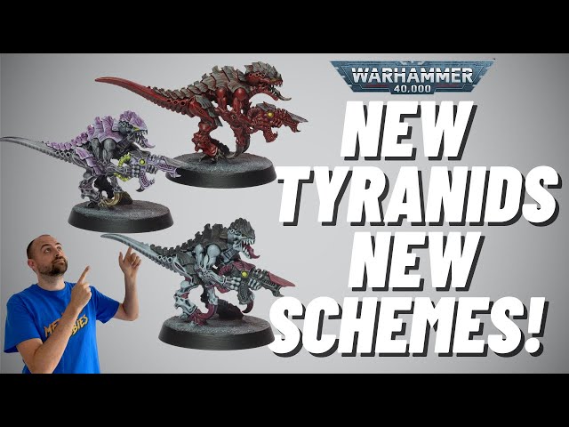 How to Paint the 3 new Tyranid Hive Fleet schemes for #new40k! Simple and Fast!