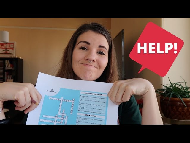 This Crossword Puzzle Is So Hard! | American Learns Euskara Episode 3