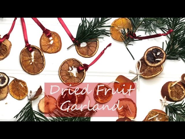 Fruit Garland - perfect for homemade fruit tea and Christmas decoration