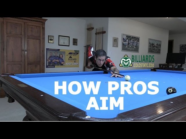 HOW TO AIM in Pool and Billiards … The AIMING SYSTEM of the PROS