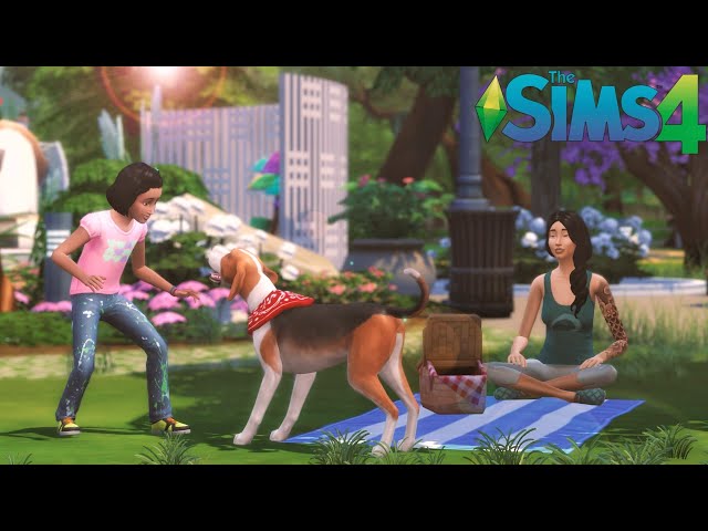 Magnolia Blossom Park 🌸 Willow Creek #5 | the Sims 4 | Stop Motion