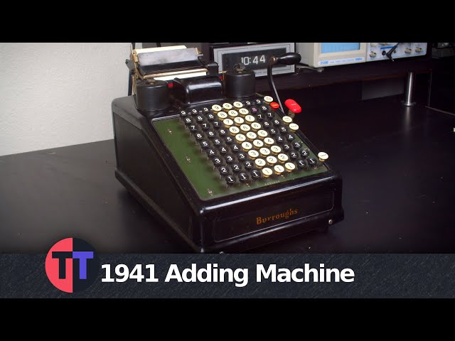 Burroughs Portable Adding Machine, a Detailed Look