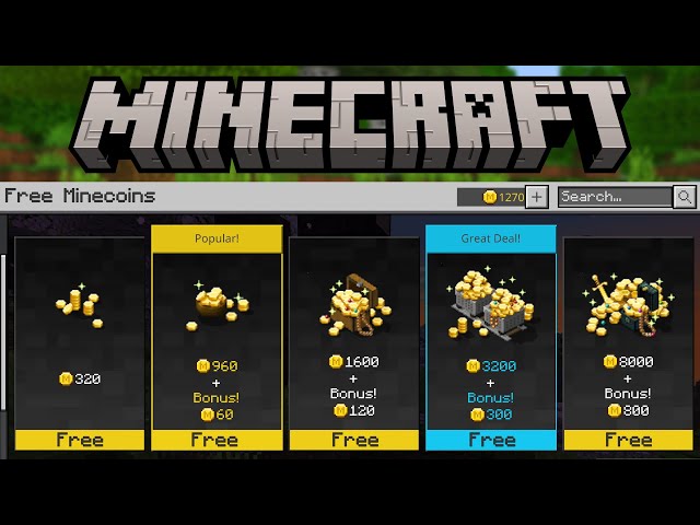 Easy Method To Get Minecoins FREE In Minecraft!