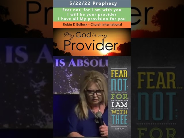 I will be your provider - Brother Jonny (Church International) 5/22/22
