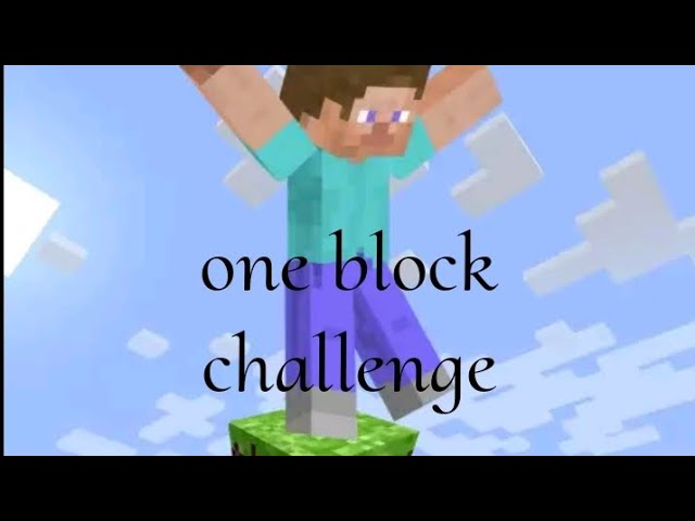 Minecraft | one block challenge | part1 |