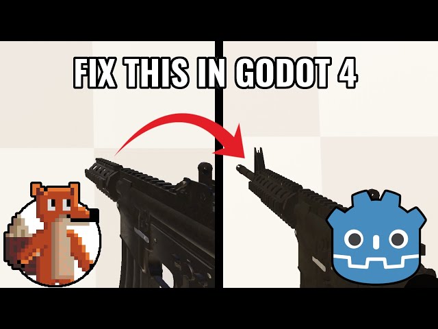 The Easiest Way To Fix Weapon Clipping in Godot 4
