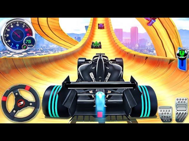 Formula Car Racing Stunt Simulator - Impossible Mega Ramp GT Car 3D - Android GamePlay #2