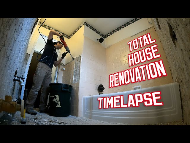 Total House Renovation from Start to Finish | Before and After | TIMELAPSE
