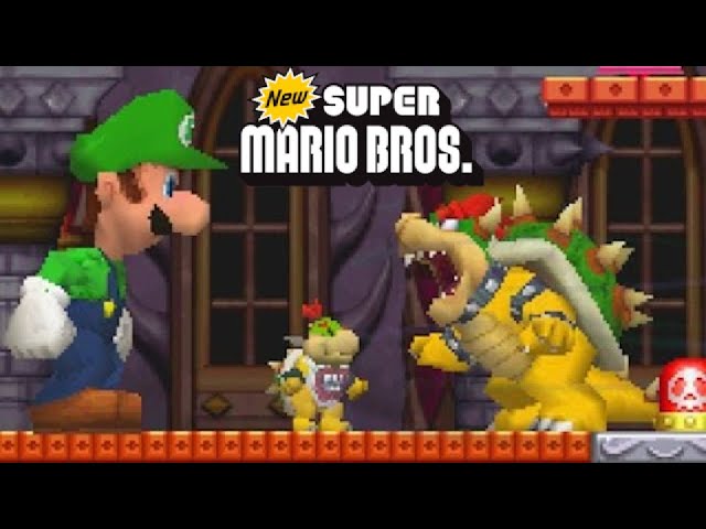 New Super Mario Bros DS - Full Game Walkthrough