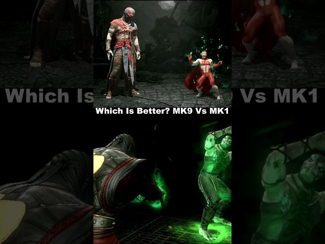 Ermac MK9 Vs MK1 Shrink Fatality Vs Shrink Brutality Mortal Kombat 1