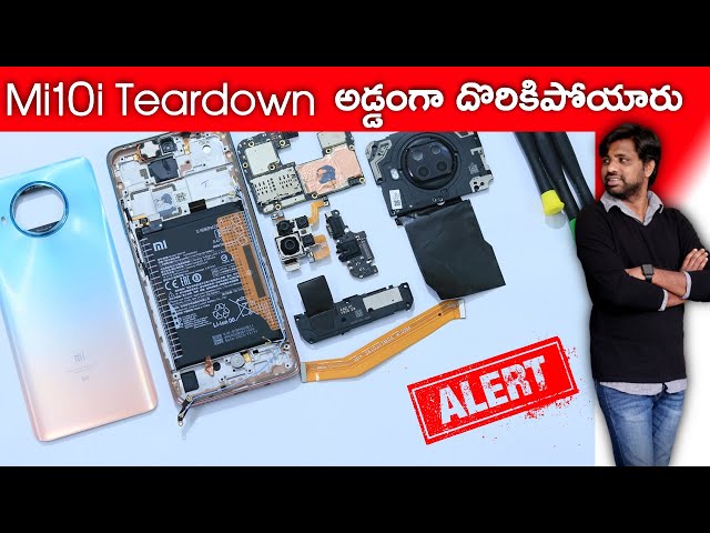 Mi10i Teardown,Is It Really Made in India ? || In Telugu ||