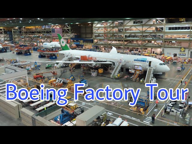 Boeing Everett Factory Tour | Boeing 747, 767, 777 & X & 787 Assembly Line
