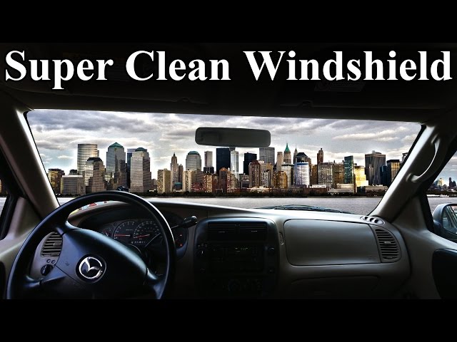How to Super Clean the INSIDE of Your Windshield (No Streaks)