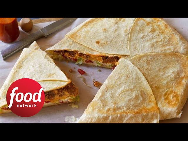How to Make a Giant Crunch Taco Wrap | Food Network